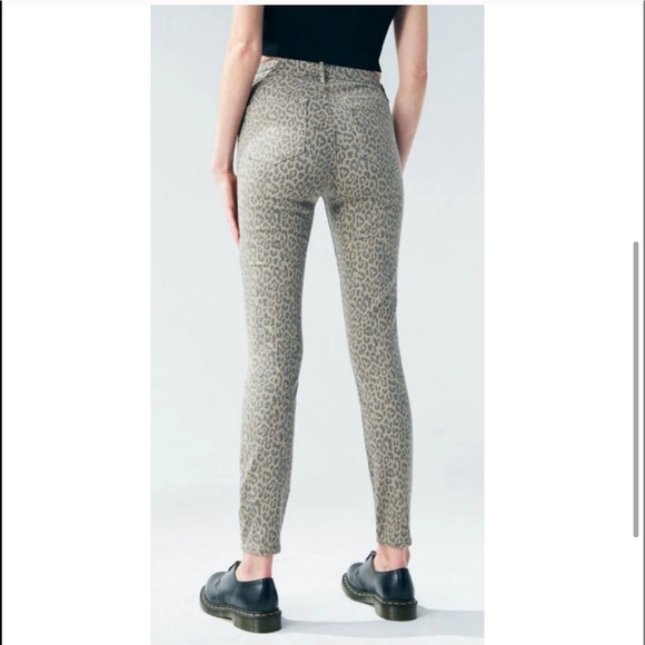 Pacsun Hi Waist Skinny Cheetah Stretchy Jeans - Picture 5 of 8
